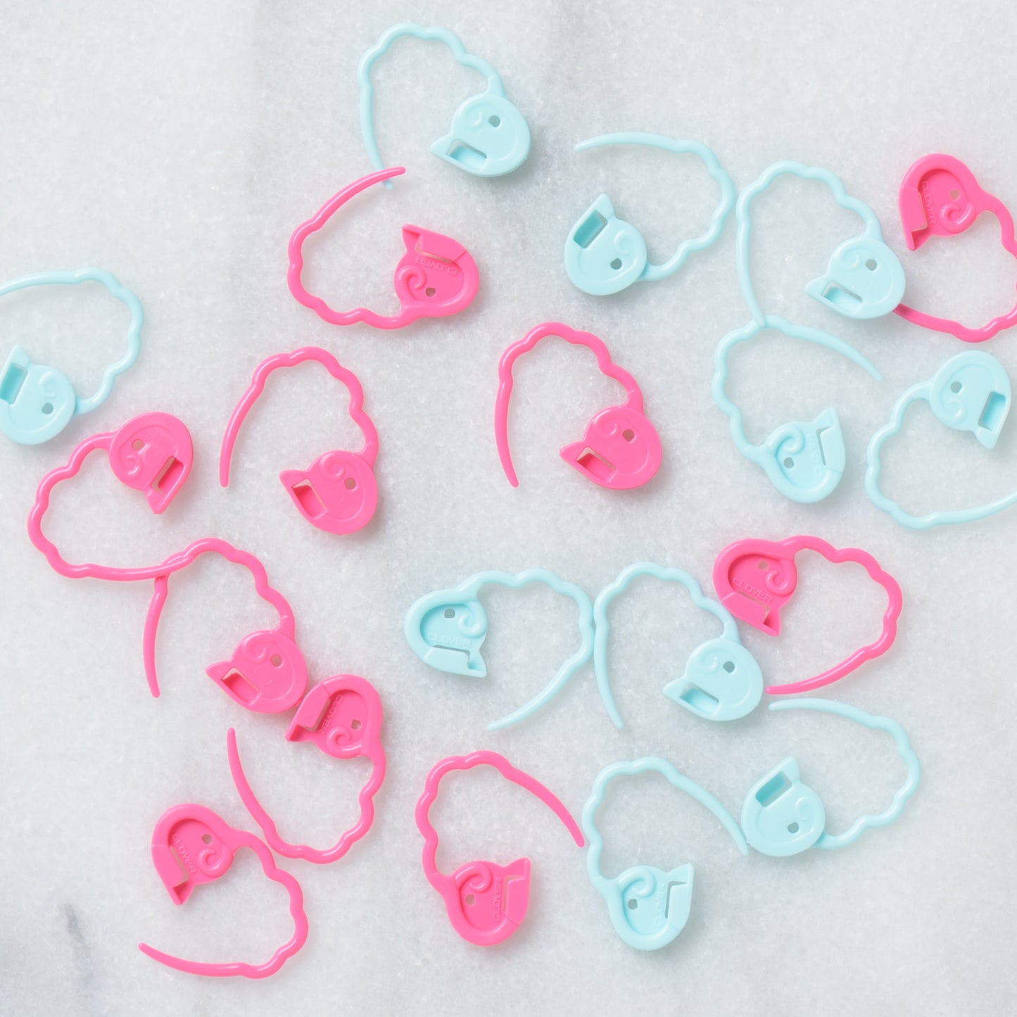 Clover Quick Locking Stitch Markers (Medium) (Bag of 3)