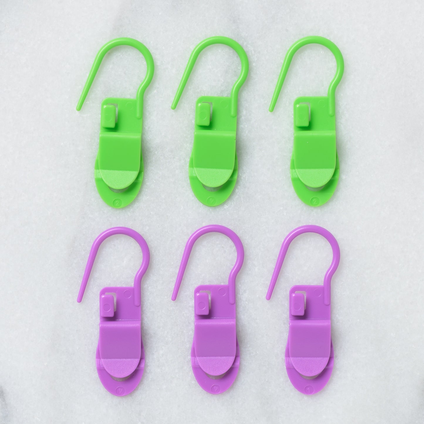 Clover Locking Stitch Markers with Clip (Bag of 3)