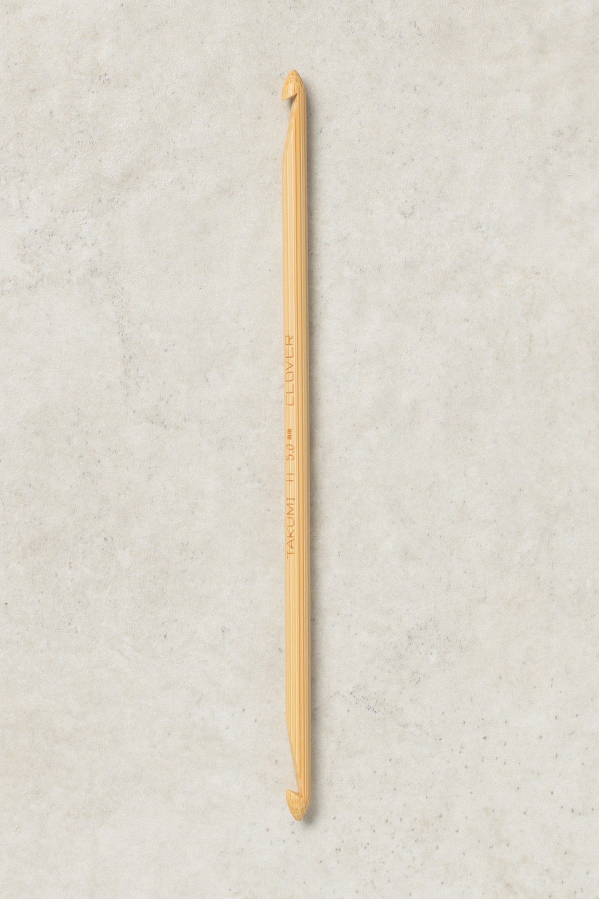 Clover Takumi Bamboo Double Ended Tunisian Crochet Hook 6"
