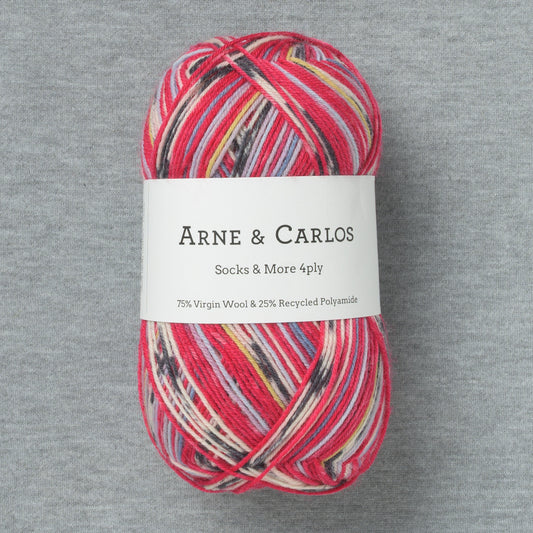 Arne & Carlos Socks & More 4Ply Lantern Night Color (Bag of 5) (New for SS26)