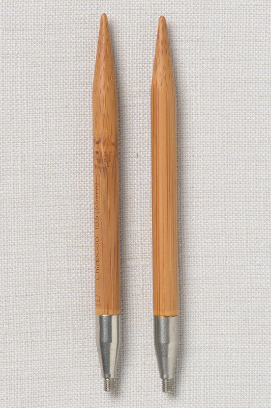 ChiaoGoo SPIN Bamboo Tips 4" (10 cm) Patina