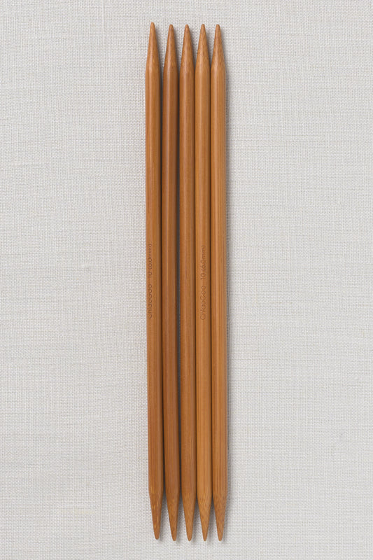 ChiaoGoo Bamboo Double Point 8" (20 cm) Patina