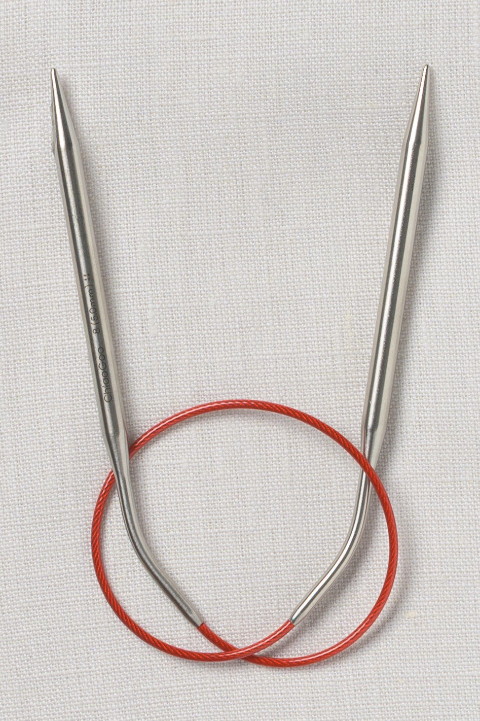ChiaoGoo SS Red Circular 16" (40 cm)