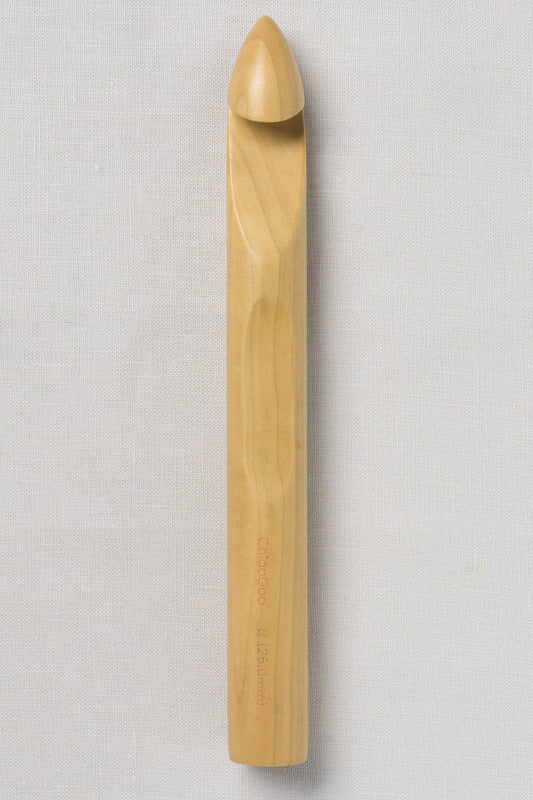 ChiaoGoo Wood Crochet Hook 9" (23 cm) Patina