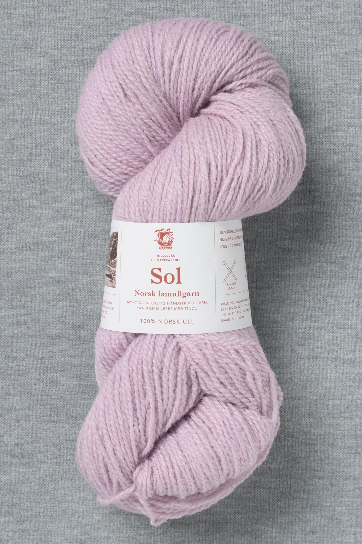 Hillesvåg Sol 465 Pale Lilac (Bag of 10) (New)