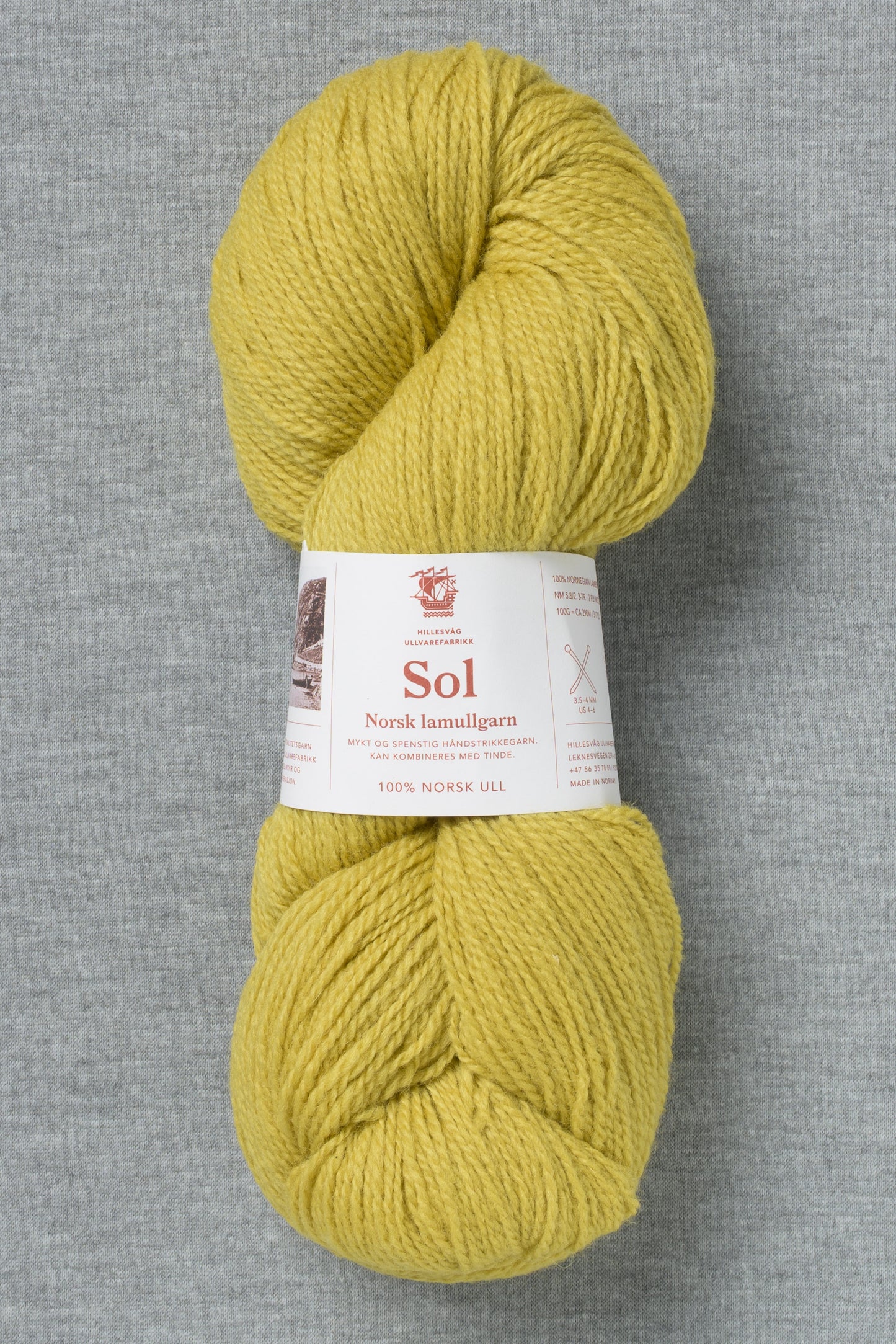Hillesvåg Sol 466 Light Lime (Bag of 10) (New)