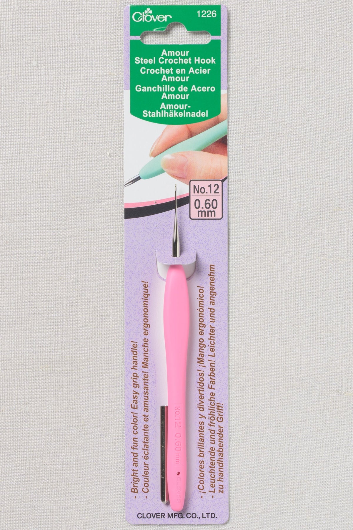 Clover Amour Steel Crochet Hook