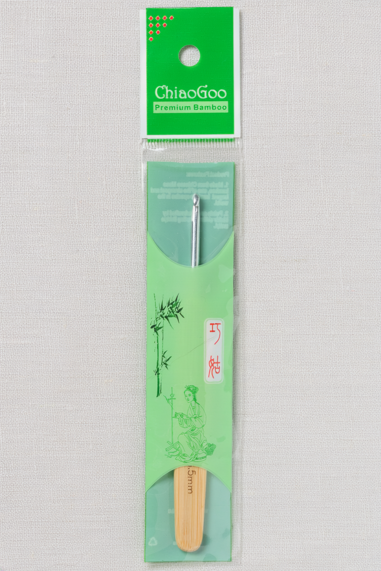 ChiaoGoo Metal Head Crochet Hook Natural