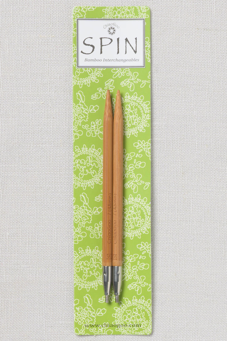 ChiaoGoo SPIN Bamboo Tips Patina