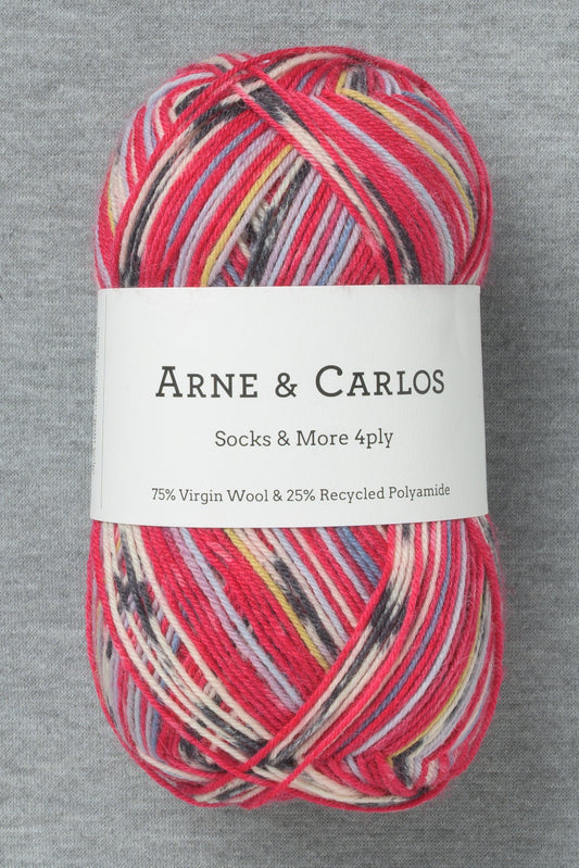 Arne & Carlos Socks & More 4Ply Lantern Night Color (Bag of 5)