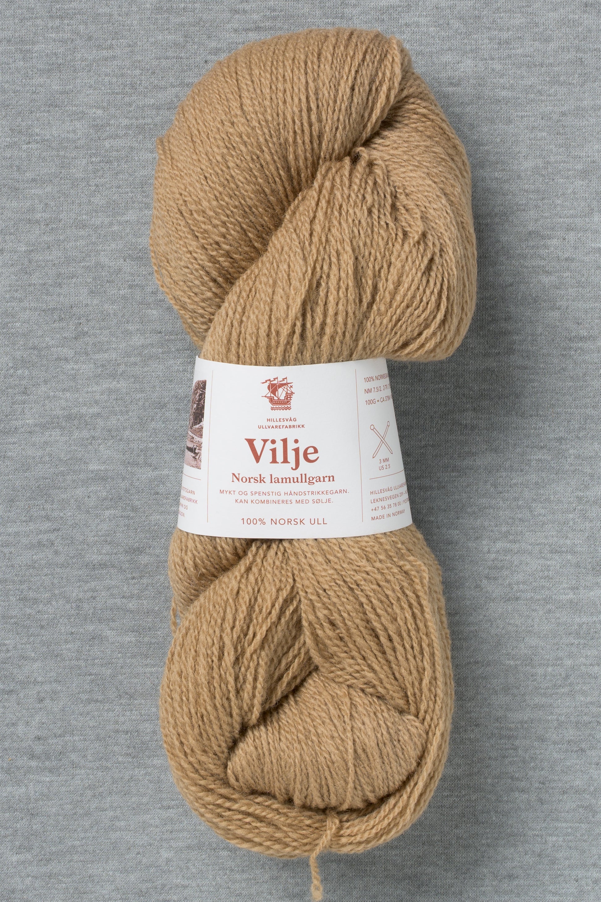 Hillesvåg Vilje 461 Camel (Bag of 10) (New)