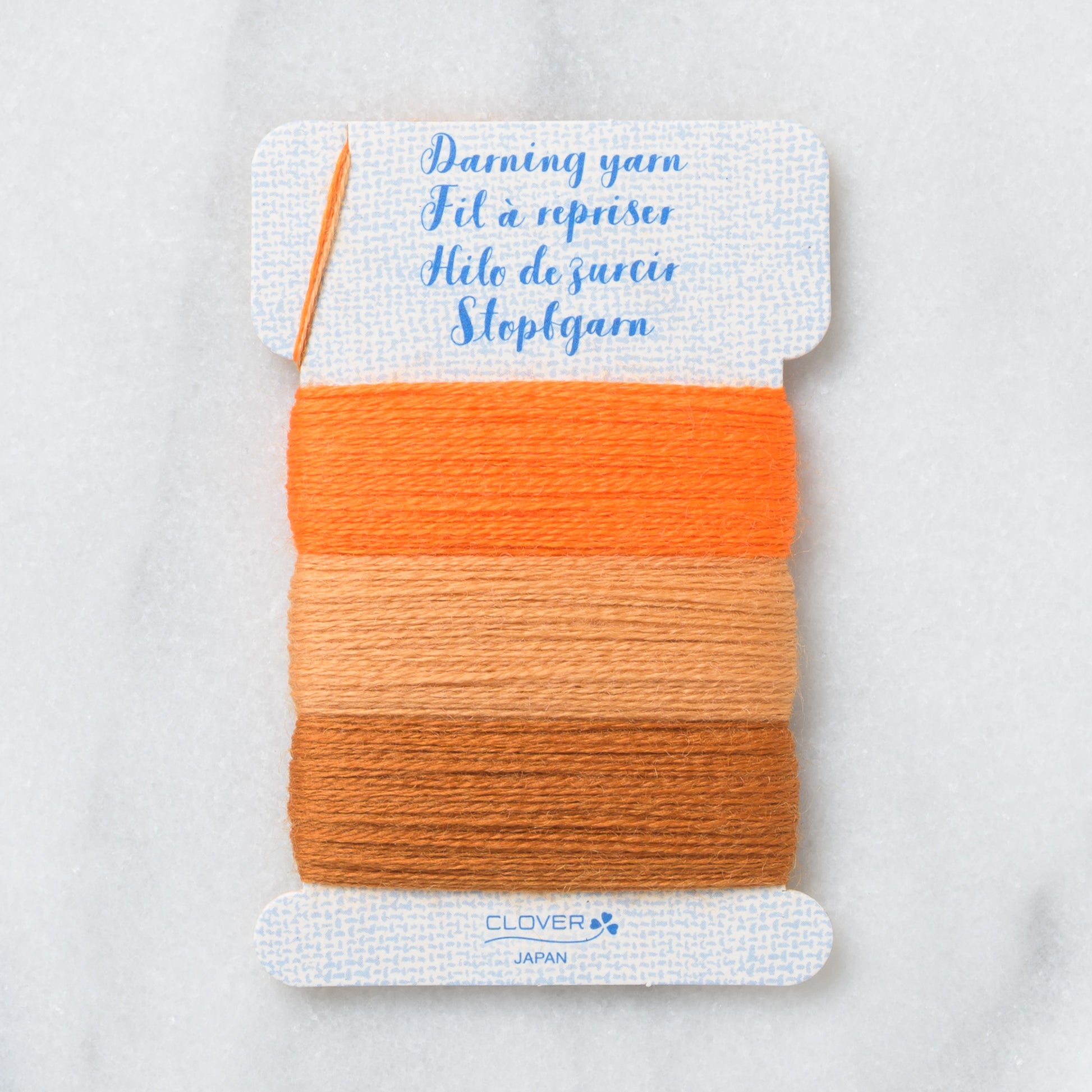 Clover Darning Yarn Orange (Bag of 3)