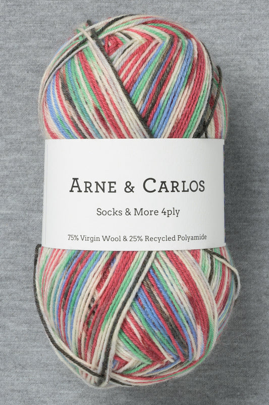 Arne & Carlos Socks & More 4Ply Long Table Color (Bag of 5) (New)