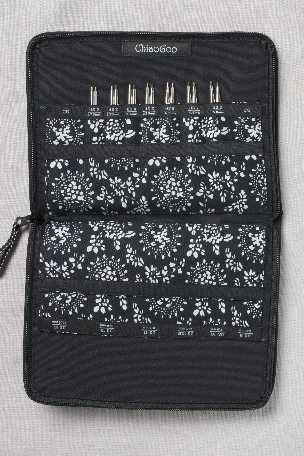 ChiaoGoo TWIST SS Small Set 4" (10 cm) [S] US 2-8 (2.75-5 mm)