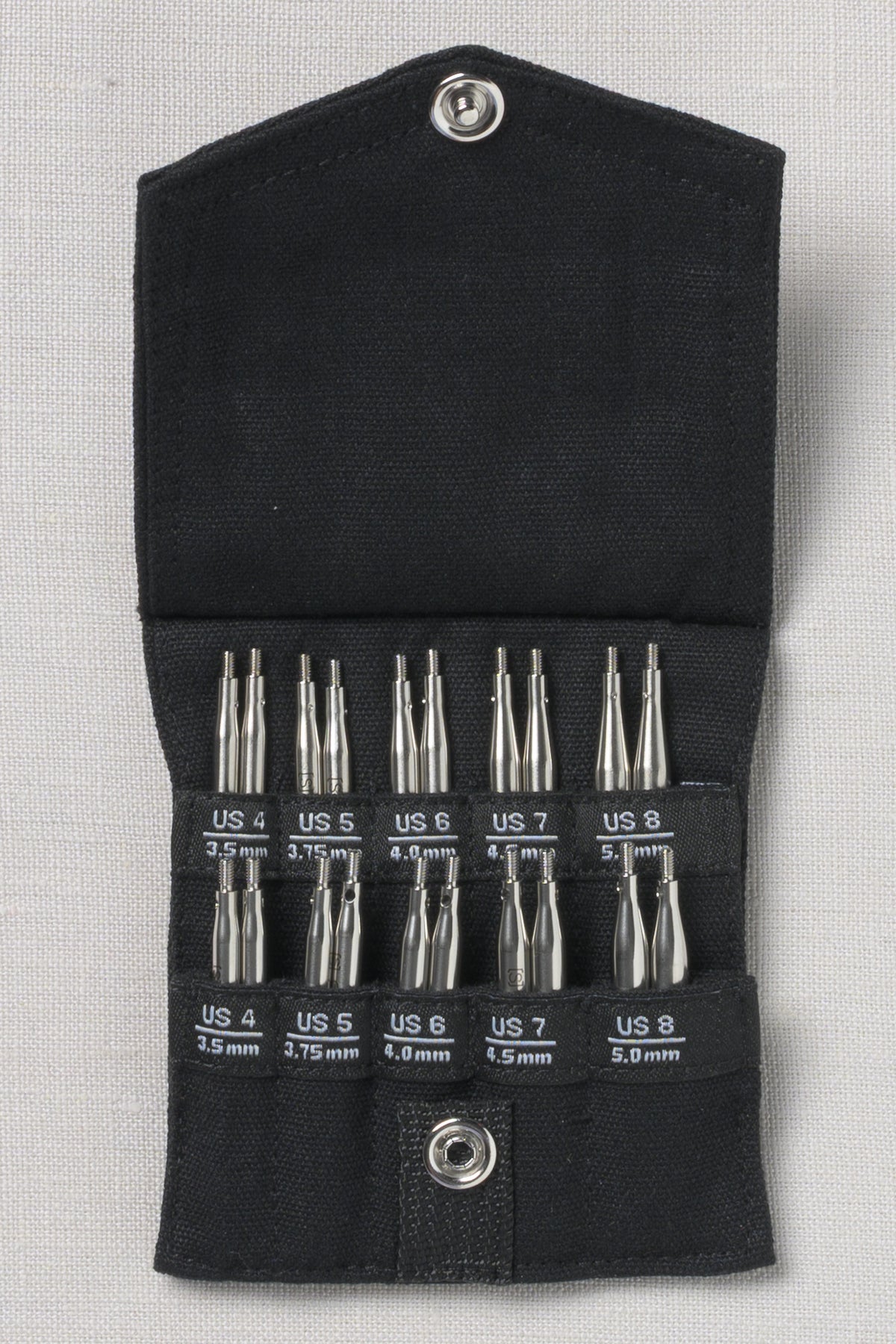 ChiaoGoo TWIST Shorties Set 2" & 3" (5 & 8 cm) [S] US 4-8 (3.5-5 mm)