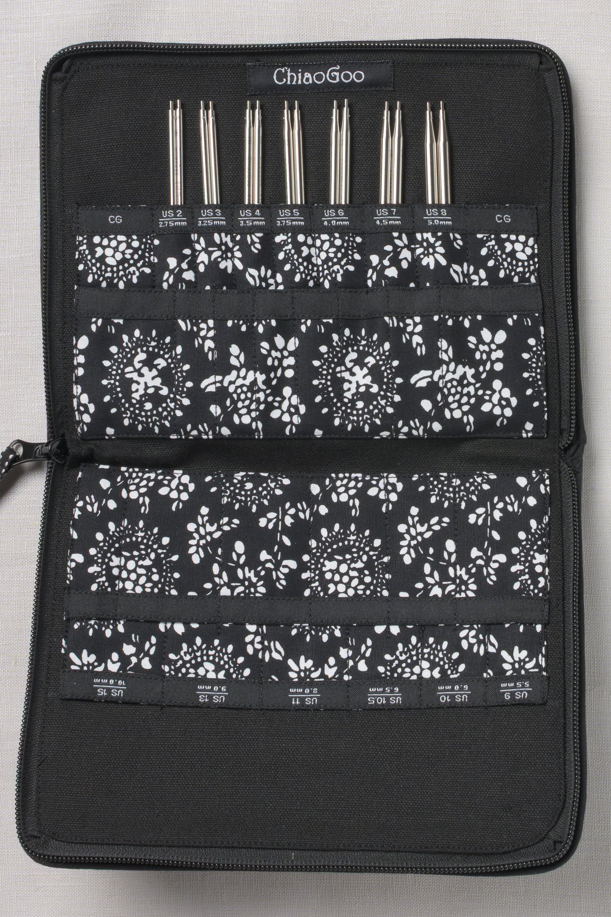 ChiaoGoo TWIST SS Small Set 5" (13 cm) [S] US 2-8 (2.75-5 mm)