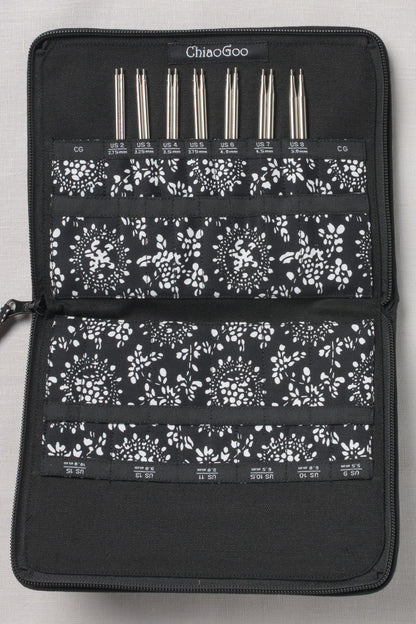 ChiaoGoo TWIST SS Small Set 5" (13 cm) [S] US 2-8 (2.75-5 mm)