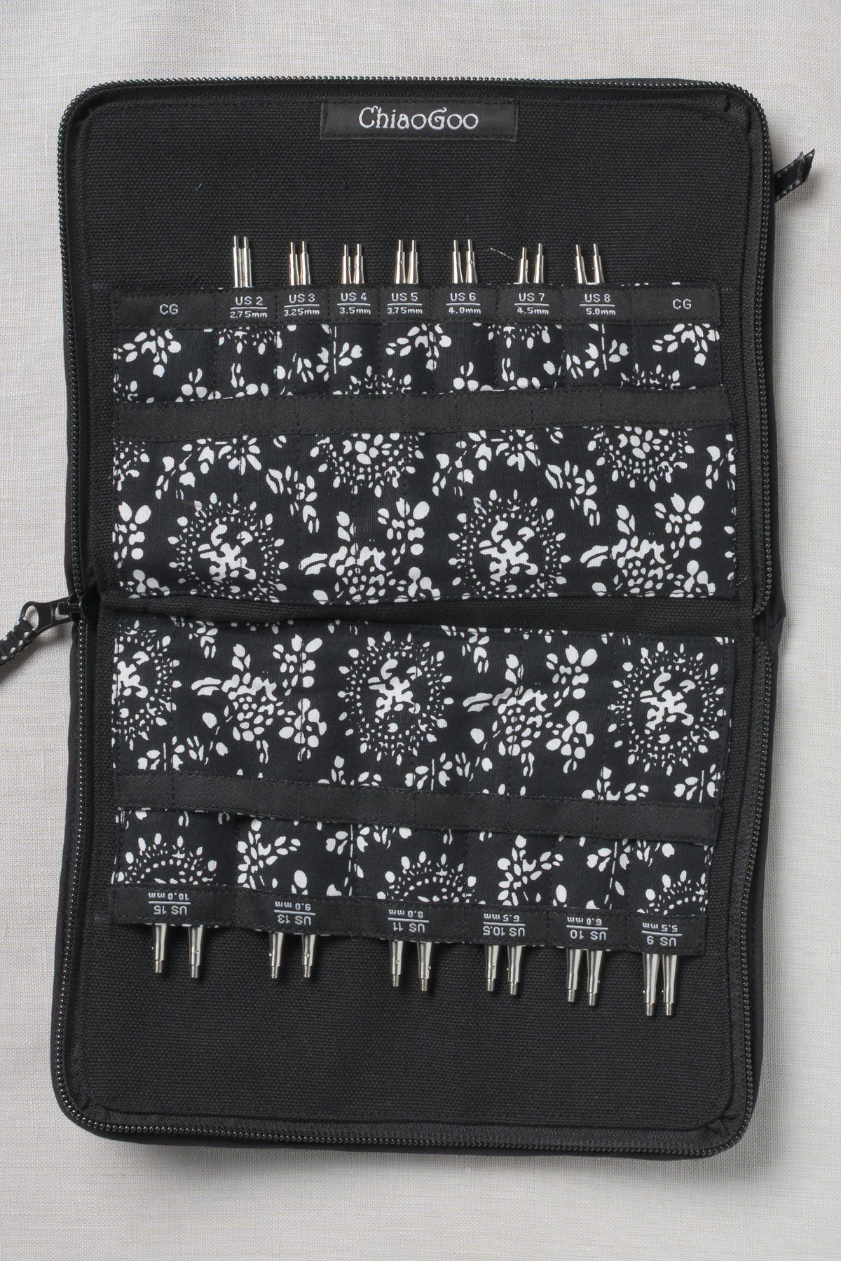 ChiaoGoo TWIST SS Complete Set 4" (10 cm) [S][L] US 2-15 (2.75-10 mm)