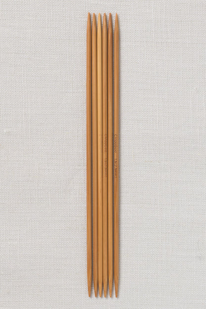 ChiaoGoo Double Point Sock Set Bamboo Patina 6" (15 cm)