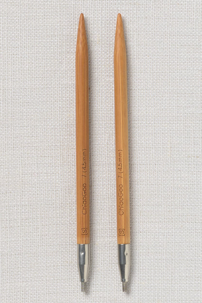 ChiaoGoo SPIN Bamboo Complete 4" (10 cm) [S][L] US 2-15 (2.75-10 mm)