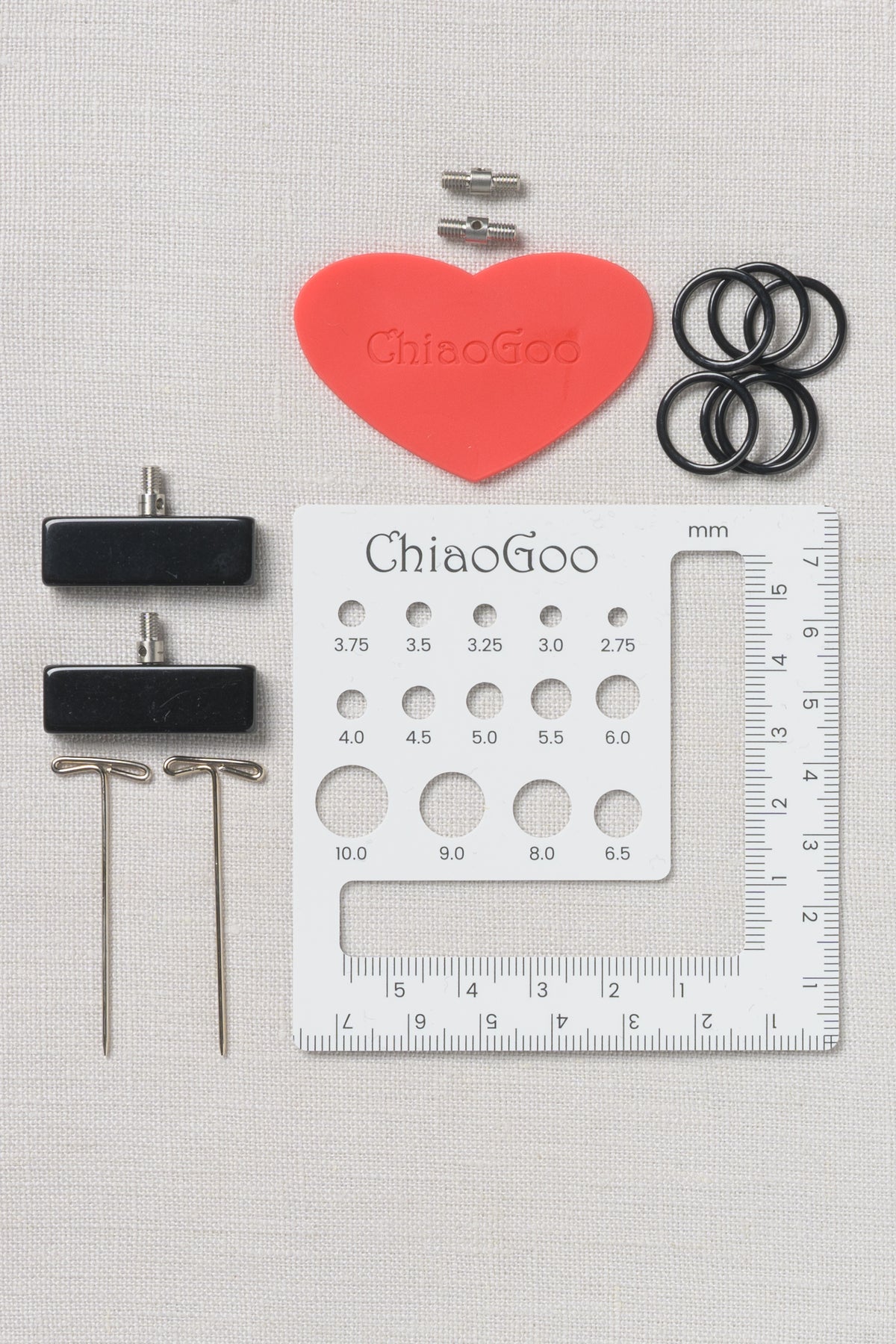 ChiaoGoo TWIST Shorties Set 3" (8 cm) [L] US 9-11 (5.5-8 mm)
