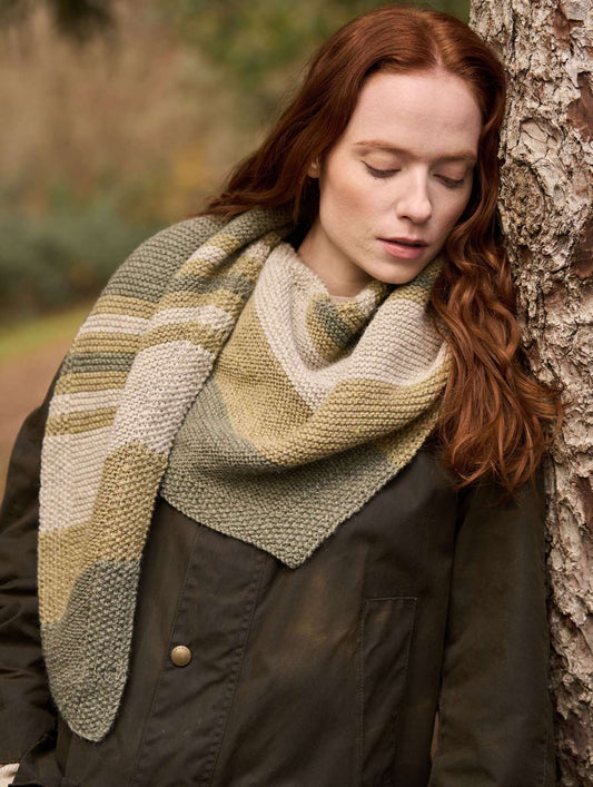 Hebden Shawl by Bramble & Fleece