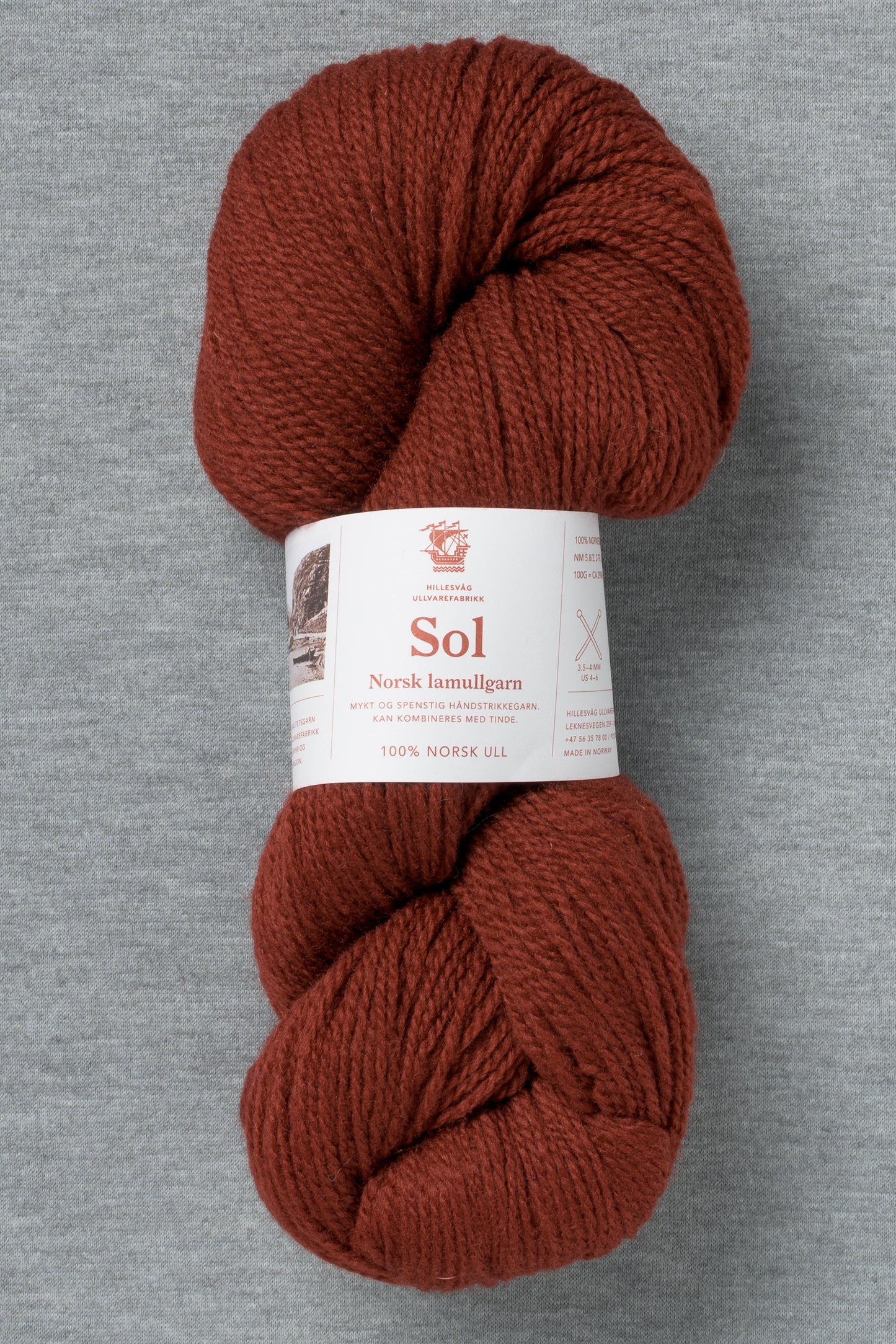 Hillesvåg Sol 469 Burgundy Brown (Bag of 10) (New)