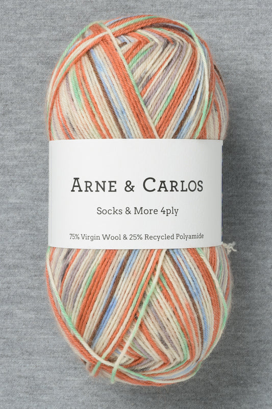 Arne & Carlos Socks & More 4Ply Last Brushstroke Color (Bag of 5) (New)