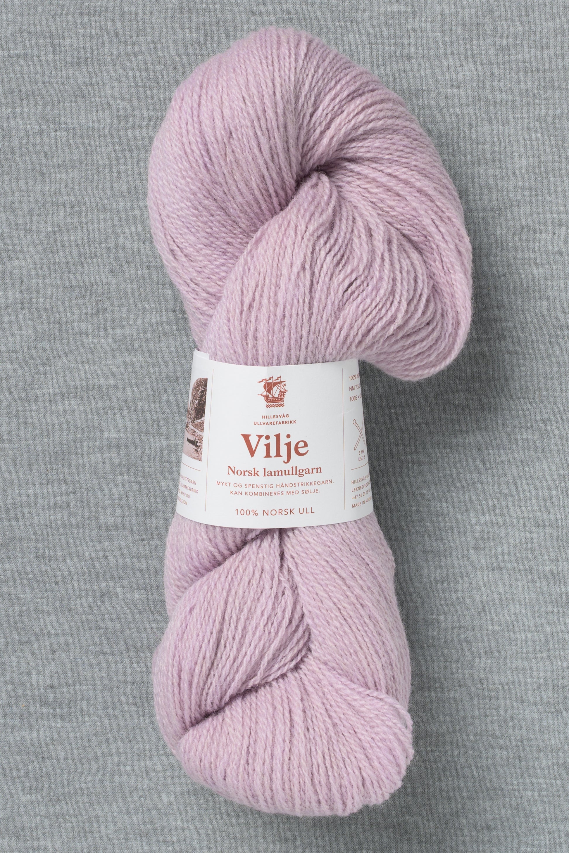 Hillesvåg Vilje 465 Pale Lilac (Bag of 10) (New)