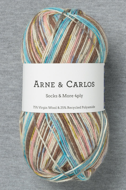 Arne & Carlos Socks & More 4Ply Late Afternoon Color (Bag of 5) (New)