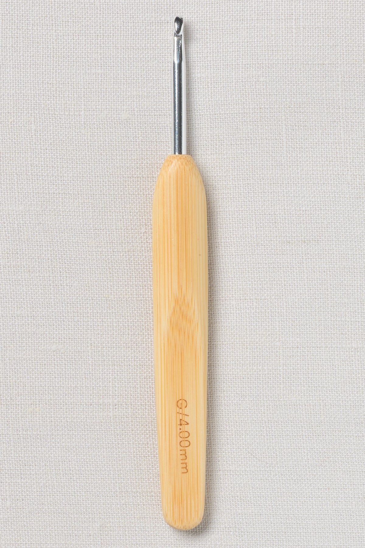 ChiaoGoo Metal Head Crochet Hook 5.5" (14 cm) Natural