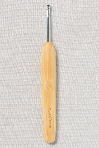 ChiaoGoo Metal Head Crochet Hook 5.5" (14 cm) Natural