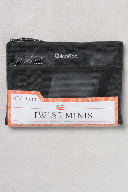 ChiaoGoo TWIST SS MINI Set 4" (10 cm) [M] US 000-1.5 (1.5-2.5mm)