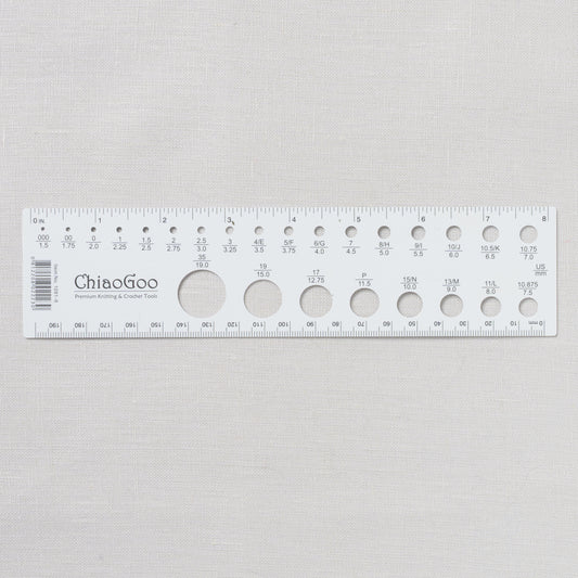ChiaoGoo Needle Gauge 8" (20 cm) (Bag of 3)