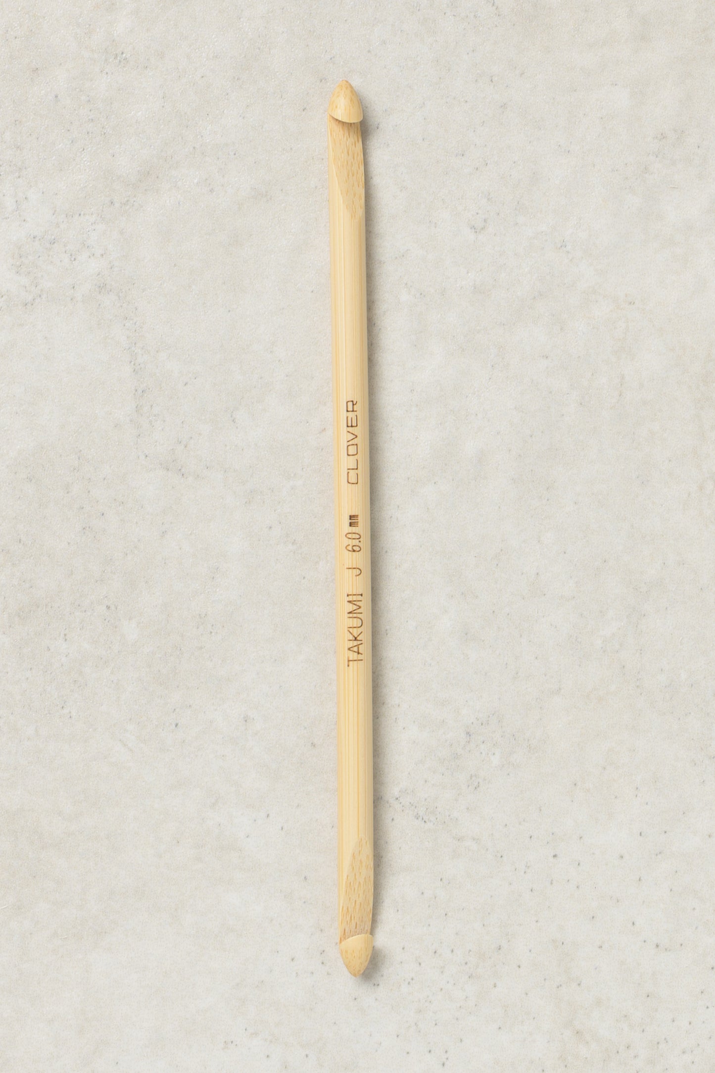 Clover Takumi Bamboo Double Ended Tunisian Crochet Hook 6"