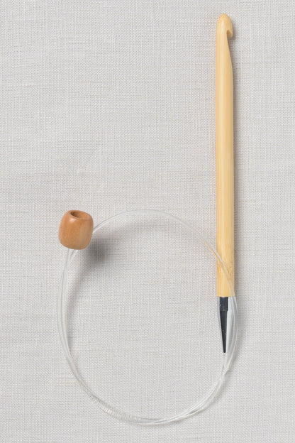 ChiaoGoo Bamboo Flexible Hook 24" (60 cm) Patina