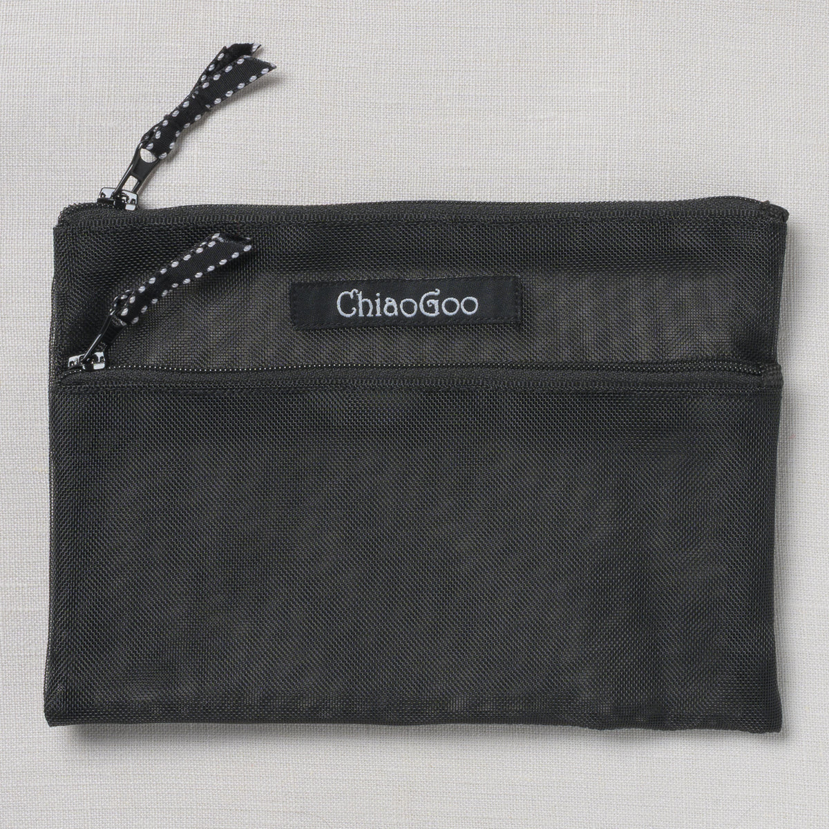 ChiaoGoo Accessory Pouch Black Mesh 6.5" X 5" (17X13cm)