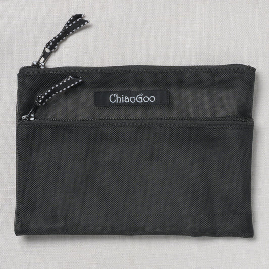 ChiaoGoo Accessory Pouch Black Mesh 6.5" X 5" (17X13cm)