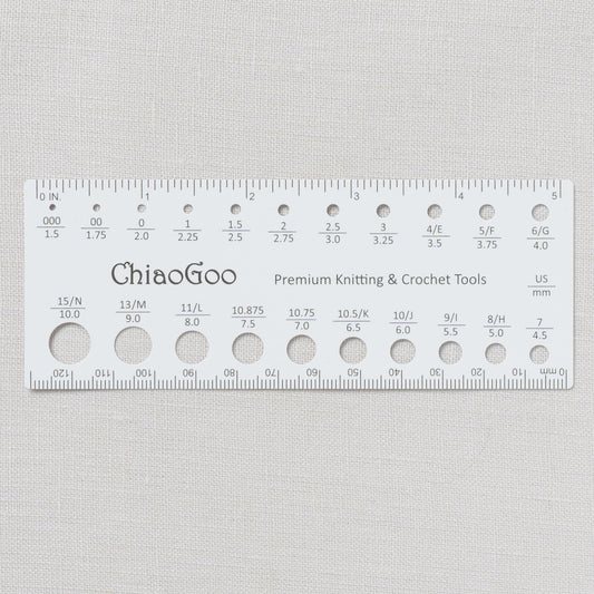 ChiaoGoo Needle Gauge 5" (13 cm) (Bag of 3)