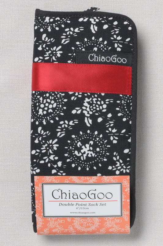 ChiaoGoo Double Point Sock Set Stainless Steel 6" (15 cm)