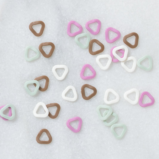 Clover Soft Stitch Markers Triangle (Extra Small) (Bag of 3)