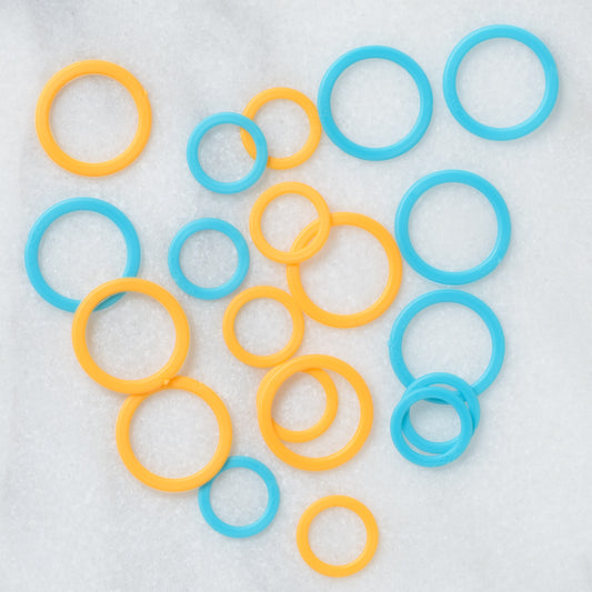 Clover Soft Jumbo Stitch Ring Markers (Bag of 3)