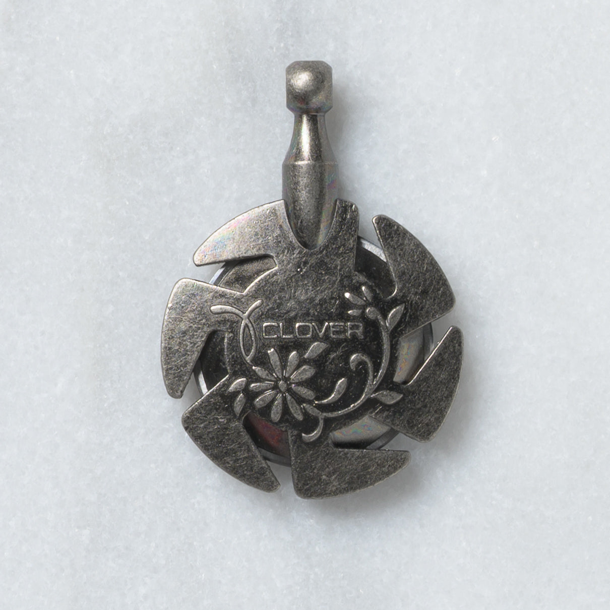 Clover Yarn Cutter Pendant (Antique Silver) (Bag of 3)
