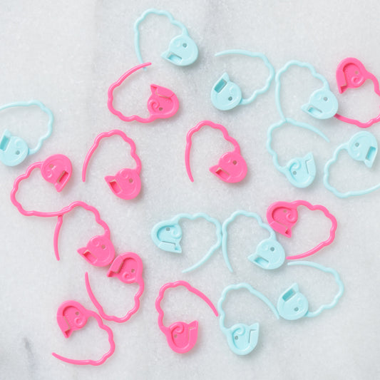Clover Quick Locking Stitch Markers (Medium) (Bag of 3)