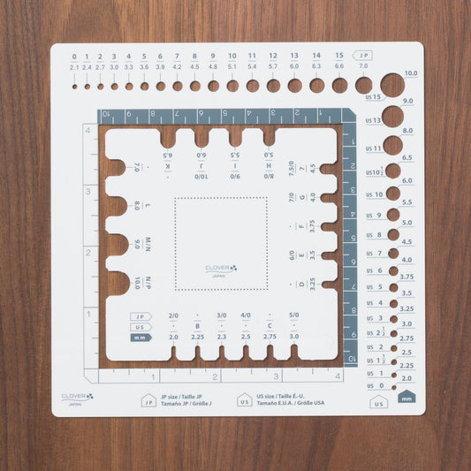 Clover Swatch Ruler and Needle Gauge (Bag of 3)