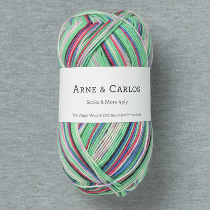 Arne & Carlos Socks & More 4Ply Frost Night Color (Bag of 5) (New for SS26)