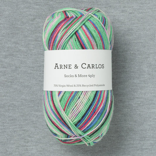 Arne & Carlos Socks & More 4Ply Frost Night Color (Bag of 5) (New for SS26)