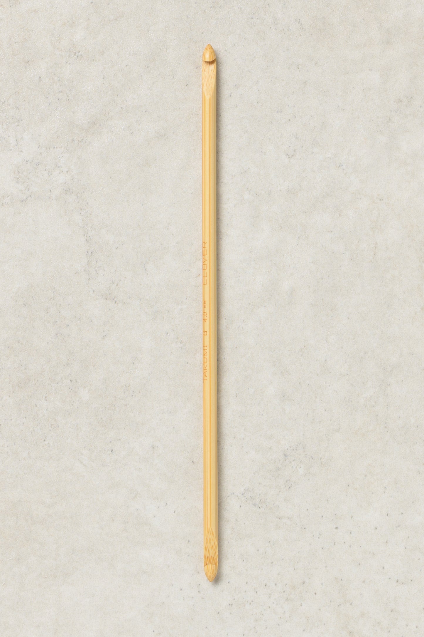 Clover Takumi Bamboo Double Ended Tunisian Crochet Hook 6"