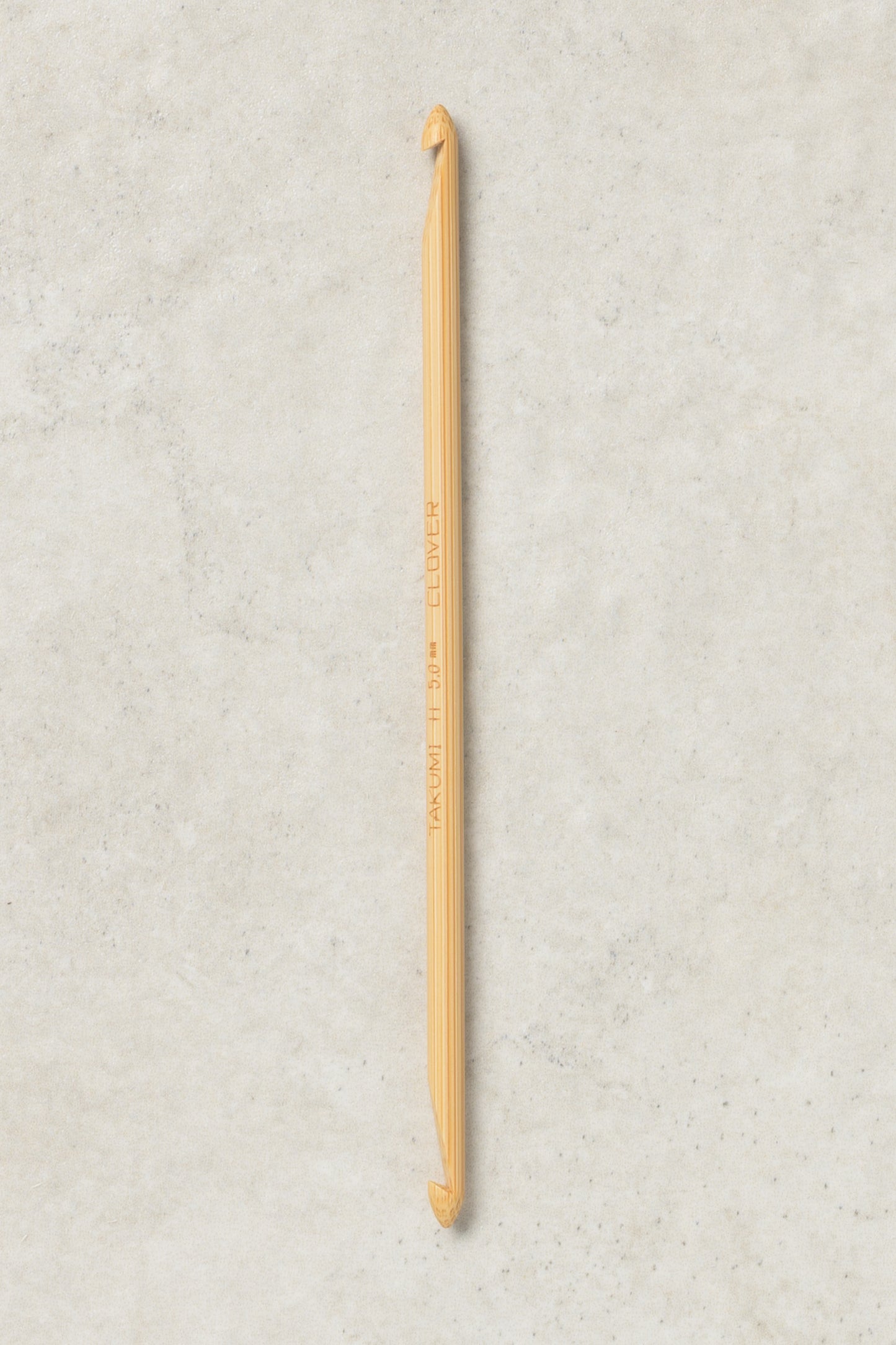 Clover Takumi Bamboo Double Ended Tunisian Crochet Hook 6"