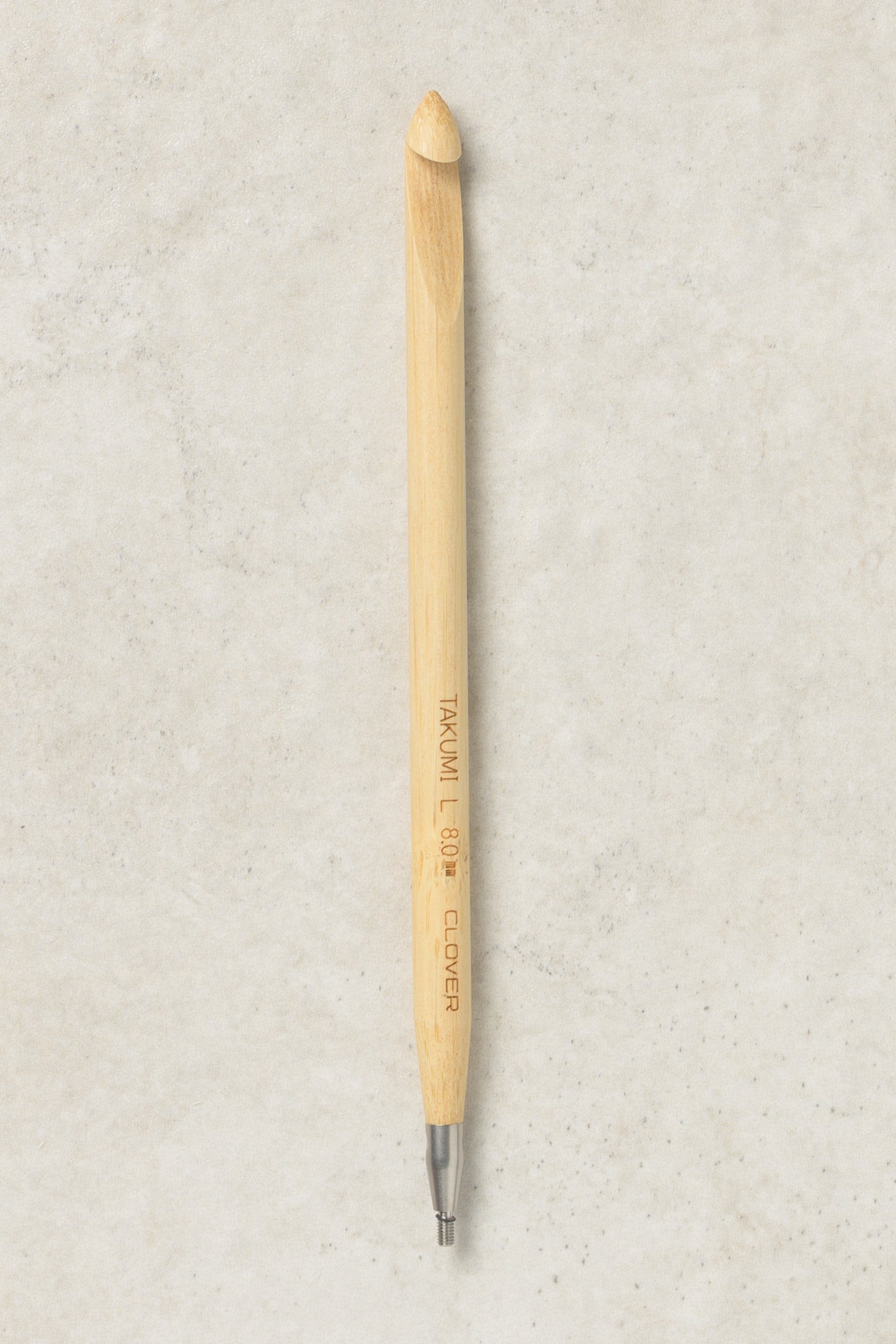 Clover Takumi Bamboo Tunisian Interchangeable Crochet Hook
